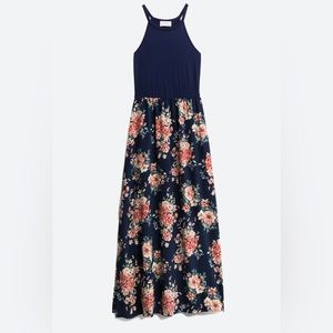 French Grey Delilah Maxi Dress